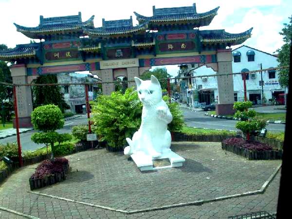 Statue de chat à Kuching
