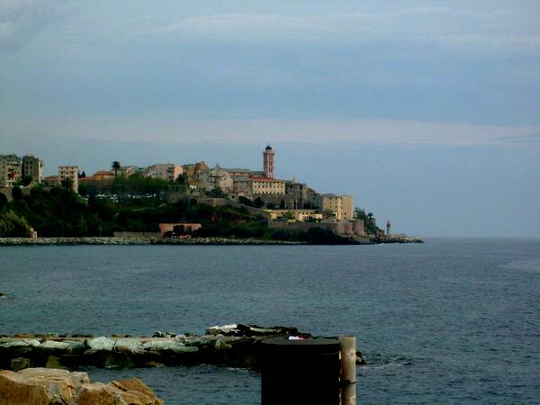 Bastia vue du bord de mer