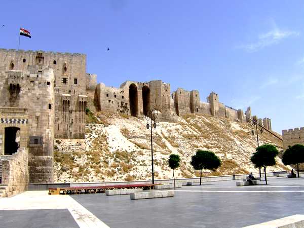 La citadelle d'Alep