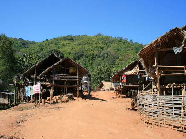 Village Akha aux alentours de Chiang Raï