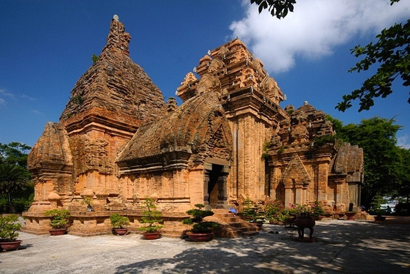 Temple Cham aux environs de Da Nang