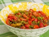 Salade au tomates et poivrons cuits