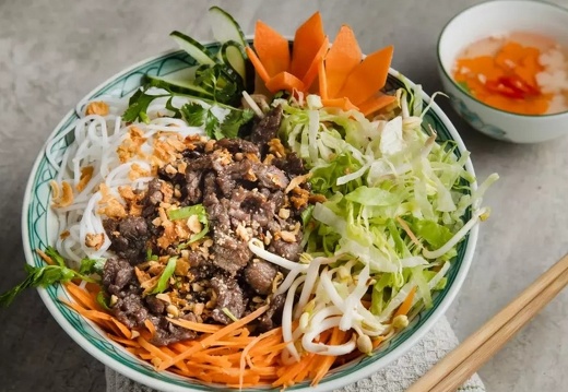 Bo bun boeuf et vermicelles
