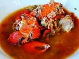 Bouillon de crabe au cresson