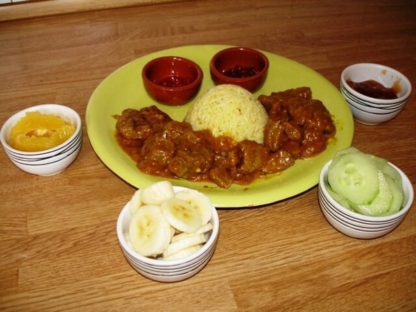 Curry de boeuf Zanzibar